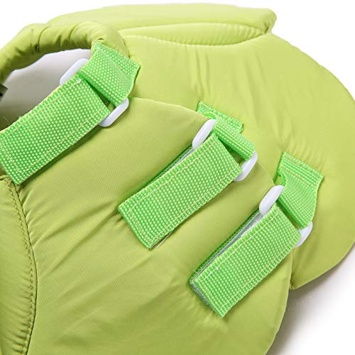 Dog Cone E-Collar Flower Soft Elizabethan Waterproof Grooming Recovery Protective Adjustable Collar for Puppy Small Medium Dogs (L Neck: 13-15in, Green) - color: Green, size: L Neck:13-15in