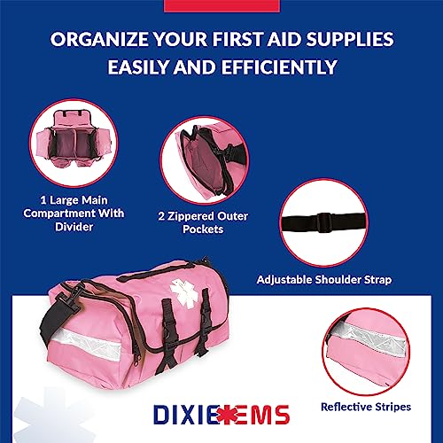 Dixigear First Responder On Call Trauma Bag W/Reflectors (Pink) - color: Pink