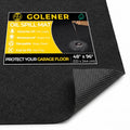 Oil Spill Mat - Garage Floor Mat, Absorbent Oil Pad, Premium Maintenance Mat, Waterproof, Contain Liquid, Protect Garage Surface from Spill & Stain, Reusable, Washable, Durable, Black, 48”x96” - size: 4' x 8' (Rectangular)
