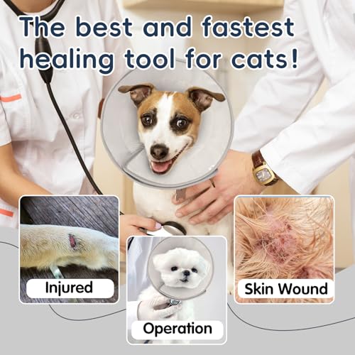 Soft Small Dog Cone Collar Alternative, Comfortable Elizabethan Dog Neck Pillow Cone for Small Dogs (Yorkshire Chihuahua), Protective Adjustable Head Recovery Cone After Surgery Anti Licking for Pup - size: S(Neck Girth:6.3"-9.45")
