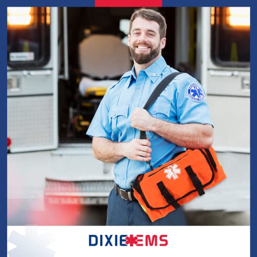 Dixie EMS First Responder On Call Trauma Bag W/Reflectors - Orange - color: Orange