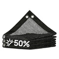 Royal Shade50% Black Shade Cloth 8FT x 16FT Mesh Tarp with Grommets for Garden Patio, Plant Shading, Greenhouse, Pergola, Chicken Coop, Dog Kennel, Lawn (We Make Custom Size)