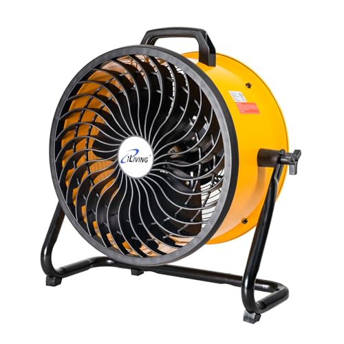 iLiving 16 in. Low Noise Turbo Fan 2687 CFM 3-Speed Portable Air Circulator for Shop, Office, Greenhouse, Home and Warehouse - size: 16-Inch