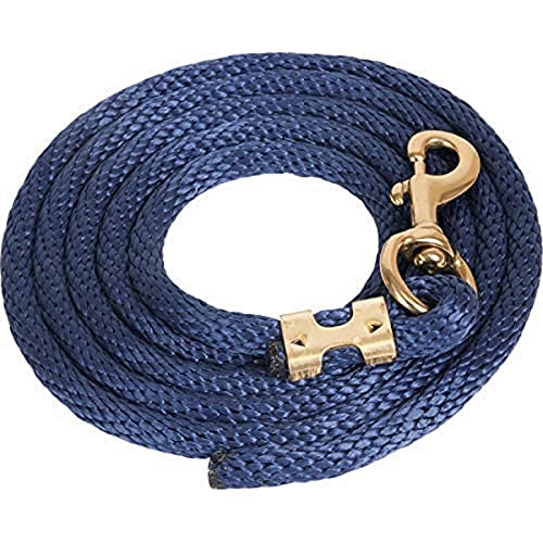 Mustang Poly Lead Rope 9ft. with Bolt Snap - color: Navy