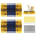 Livestock Scratching Brush, 2Pcs Cattle Scratcher Brush for Grooming, Upgraded Extra Large Horse Brushes, Relieve Itching on the Back, Cow Scratcher for Horse, Goat, Cow, Pig, Sheep (XL Size Yellow) - size: 2-PACK XL BRUSH