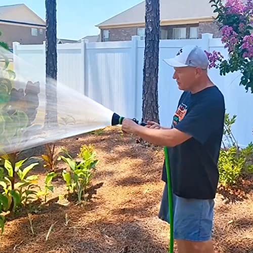 GSFNG98 Garden Hose Nozzle, Fireman's Hose Heavy Duty Nozzle, Premium Constructed Sprayer with Ergonomic Handle for Arthritis