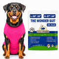 Surgi Snuggly Dog Surgery Recovery Suit, Cone Alternative, Spay/Neuter 2XLS | Dog Recovery Suit for Dogs — Veterinarian-Invented Surgical Suit & Recovery Onesie with Easy Bathroom Access After Surgery - color: Princess Pink, size: 2 Extra Large Small(L-28