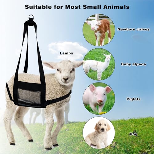 Calf Sling for Goat, Lamb, Sheep & Alpaca - Animal Weighing Sling - Newborn Livestock Calves & Baby Dogs