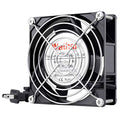 Wathai AC Muffin Axial Fan 110V 120V 92mm 90mm x 25mm Dual Ball Metal | for DIY Ventilation Exhaust Projects Cooling - style: 92x92x25mm