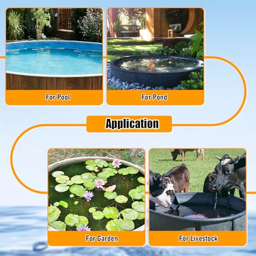 Water Trough Float Valve for Stock Tank | Stock Water Tank Float Valve, Fully Automatic Water Level Control Float Valve for Ponds, Aquariums, Livestock Water Trough