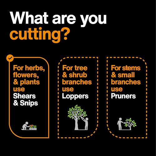 Fiskars 9" 7-in-1 Heavy-Duty Garden Scissors Multi-Tool with Sheath | Take-Apart Shears with Power Notch, Wire & Twine Cutter, Pointed Awl Tip, Bottle Opener, Sheath with Tape Cutter & Sharpener - style: Scissors