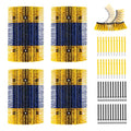 Livestock Scratch Brush, 4Pcs Cattle Scratcher Brush for Grooming, Upgraded Extra Large Horse Brush, Relieve Itching on the Back, Goat Scratcher for Horse, Cow, Pig, Sheep (XL Size Yellow) - size: 4-PACK XL BRUSH