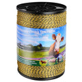 3445ft Electric Fence Polywire, 9-Strand Stainless Steel, 1/8" Diameter | 9 Strands 304 stainless + 30 poly; 330lb break; High conductivity; UV resistant; for horses, cattle, goats,rotational grazing - size: 3445 Feet
