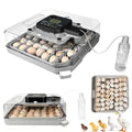 Gen IV – 48 Egg Fully Automatic Incubator, 2026 Upgraded Design, Intelligent Sensor-Based Humidity & Temp Control, Custom Days, Adjustable Auto Turning & Stop, Chick Separator, Flexible Egg Spacing - size: 48 egg-black