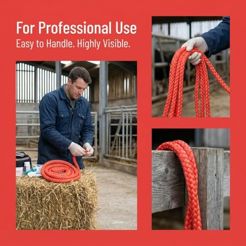 Livestock Birthing Tool Acrylic Reusable Durable Assisted Delivery Birthing Aid Red Safe Calving Rope Animal Obstetric Care