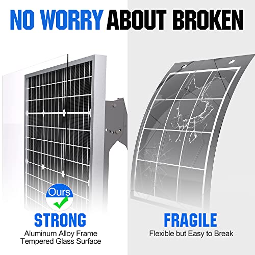 50W/12V Solar Panel Kit, Solar Battery Trickle Charger Maintainer + Waterproof Controller + Adjustable Mount Bracket for Automotive Motorcycle Boat Marine RV Camping Roof - size: 50W