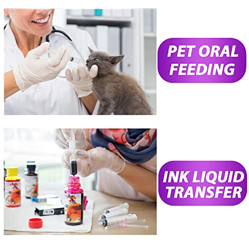 60ml Syringe for Liquid, Oral, Scientific Labs, Measurement, Dispensing, Catheter Tip with Cap- 10 Pack 60ml Syringes - style: 60 ml