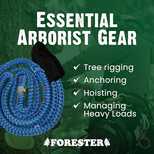 FORESTER Arborist Whoopie Sling - 1/2" x 3-5' Rigging Sling | Adjustable Length | Arborist Equipment | Climbing Sling | Anchor for Port A Wrap