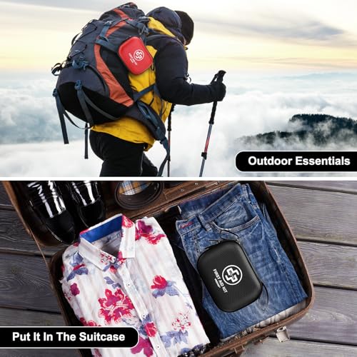 Mini First Aid Kit - 150 Piece Small Waterproof Hard Shell Medical Kit | Compact First Aid Kit with Comprehensive Supplies for Home, Car, Truck, Travel, Camping, Hiking, Sports, Office & Outdoor - color: Black