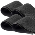 MaxMat® 4-Pack Extra Large Commercial Floor Mat, 3 x 5 Feet Heavy Duty, Waterproof, Low-Profile, Easy to Clean, Rubber Entry Mat (Black, 3 x 5 Feet - 4 Pack) - color: Black, size: 3 x 5 Feet - 4 Pack