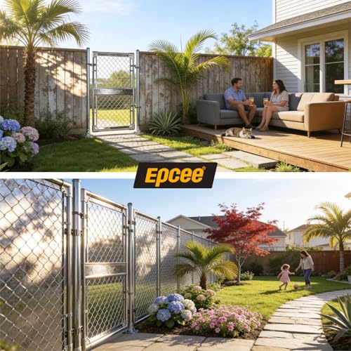2-3/8" x 1-7/8" Chain Link Gate Latch Heavy Duty Stainless Steel Fence Gate Fork Latch Hardware with Padlock Hole 1pcs - color: 2-3/8"x1-7/8"