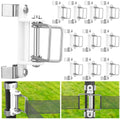 Blulu 10 Pcs T Post Polytape Corner Insulator Electric Fence Insulators T Post End for Posts, Steel Posts, Tensioners Wire Holding Fencing Supplies for Agricultural Farm Garden
