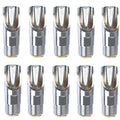 BUYGOO 10Pack Pig Nipple Waterer, Hog Nipple Waterer, 1/2" NPT Stainless Steel Automatic Pig Nipples Heavy Duty Water Drinker Feeder Watering Nipples for Piglets, Sows Drinking