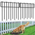 HIHADUUM 27.07ft Animal Barrier Fence - Garden Fence Animal Barrier 1.2" Gap & 3.75mm Thick Steel No Dig Fence Panels for Barrier, Dog Fence Outdoor for Yard, Garden Fencing and Garden Edging Border - size: 27.07 ft(L) X 13 in(H), 25 Pack