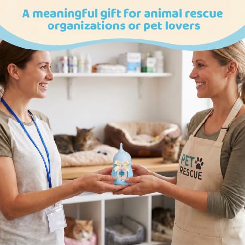 Kitten Bottles for Nursing 20ml Kitten Feeding Bottle Milk Slow Flow (Blue) | Slow Flow Puppy Bottles for Newborn Kittens Small Animals Nursing, Soft Silicone Nipple Feeding Kit