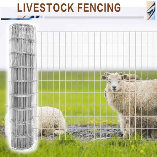 Tongmo 4 ft x 100 ft Galvanized Welded Wire Fence, 16GA Garden Chicken Wire Fence Roll, Mesh Size 2" x 4"Hardware Cloth, Ideal for Yard Protection and Poultry Netting - color: Galvanized, size: 4ft*100ft