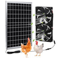 Glooglitter Solar Panel Fan Kit Solar Waterproof Exhaust Fans 15w Panel 2 Pcs High Speed Dc Brushless Fan for Attic Shed Barn Chicken Coop Greenhouse DIY Cooling Ventilation Project(1 Set)