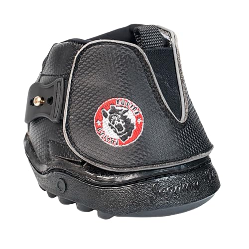 Equine Fusion Active Jogging Shoe Flexible Hoof Boots for Horses Front Feet | Soft Ride Horse Boots, Protection All Purpose Horse Boots for Trail and Sport Riding, Regular and Slim Sizes, Sold in Pairs - size: 9S