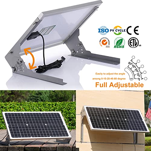 SUNER POWER 30W 12V Solar Battery Charger Maintainer, Built-in Smart MPPT Charge Controller, Adjustable Mount Bracket, Waterproof 30 Watt Solar Panel Kits for Car Automotive Boat Marine RV Trailer - size: 30W PRO