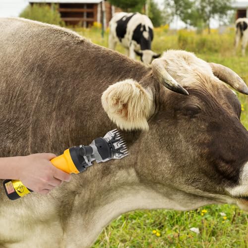 Electric Carpet Trimmer, Professional Shearing Sheep Shears Clippers Machine for Goats Rabbits and Tufting Rugs Farm Livestock Grooming Kit, 14.57 * 3.15 * 3.74in(690W)