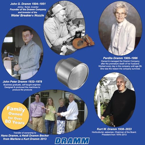 Dramm Revolver Heavy Duty Metal Garden Hose Nozzle – 9 Spray Patterns, High Pressure Jet, Thumb-Control Flow, Ergonomic Grip – Berry - color: Berry, size: No Size (Single), style: 9-Pattern Revolver