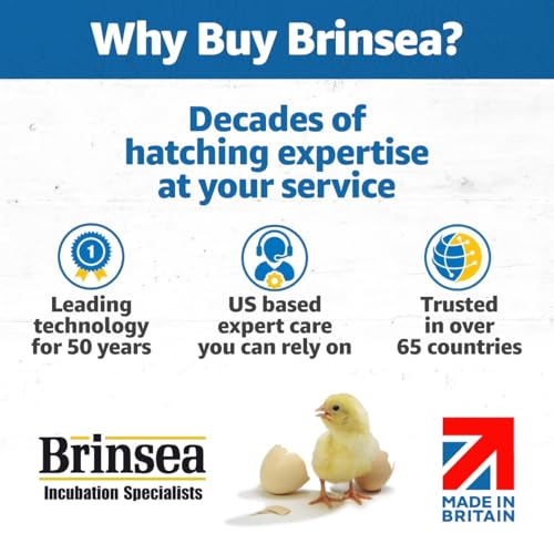 Brinsea Ovation 28 EX Egg Incubator, Humidity Control & Educational Book | 50+ years of trusted precision! Built-in automatic humidity, auto-turn & temp alarms take the stress out of hatching 28 eggs - style: With Book