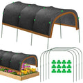 79"x40" Upgraded Garden Shade Kit, 75% Garden Shade Cloth with 11mm Hoops | Garden Sun Shade Cloth for Plants Heat Protection, Raised Garden Bed Shade Cover Plant Sun Shade for Outdoor Plant Vegetable - size: 79"x40" Shade Cloth with Hoops-1 Pack