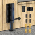 Slide Bolt Gate Latch Hardware, Barrel Bolt Latch, 6.3 Inch Heavy Duty Solid 304 Stainless Steel Black Finish Lock for Wooden Fence/Shed/Yard/Barn Door/Interior and Outdoor (Black) | Heavy Duty Solid 304 Stainless Steel Door Lock for Wooden Fence/Shed/Yar