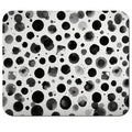 Black Ink Splash Abstract Mouse Pad 9.5" x 7.9", Modern Minimalist Watercolor Dot Cute Desk Mat, Artistic Office - color: Abstract Dots