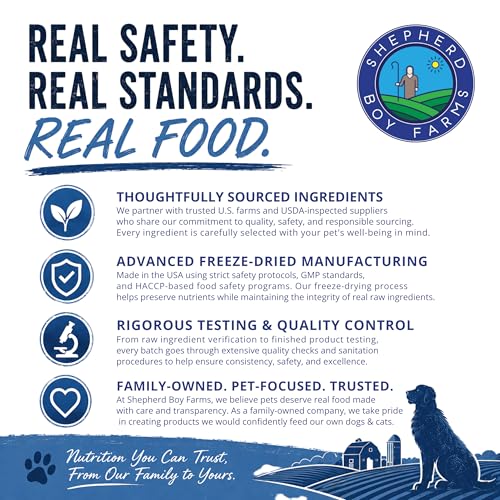 Shepherd Boy Farms Super Fruit Freeze Dried Raw Goat Milk Powder for Dogs | Pasture Fed Goats Without Antibiotics or Added Hormones, Includes Organic Fruits & Natural Probiotics. Makes 16 FL OZ - size: 1 Ounce (Pack of 1)