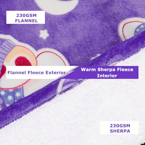 THREE POODLE Wearable Blanket Hoodie, Glow in The Dark Oversized Hoodie Blanket, Sherpa Hooded Blanket Sweatshirt for Adults Women Men Kids, Cozy Gifts - color: Luminous Sloth, size: Adult-Extra Long