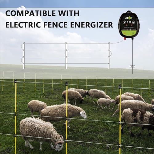 1000 ft 17 Gauge Aluminum Electric Fence Wire for Garden Fence, Electric Fence, Chicken Wire Fence,High Conductivity and Durability