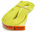 DD Sling 1 Inch x 16 Foot Nylon Lifting Sling – USA Made, 3,200 lb Vertical, 2,600 lb Choker, 6,400 lb Basket – 2-Ply Heavy Duty 900 Webbing, Type 4 Twisted Eye & Eye Rigging Sling - size: 1 in x 16 ft
