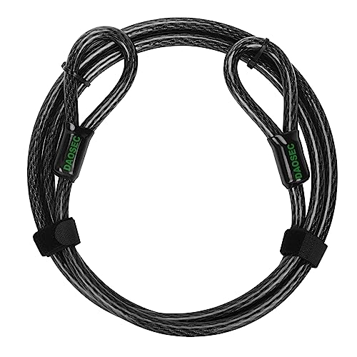 7 ft x 1/2" Heavy Duty Cut-Proof Security Cable, Kayaking & Outdoor Equipment - size: 7FT