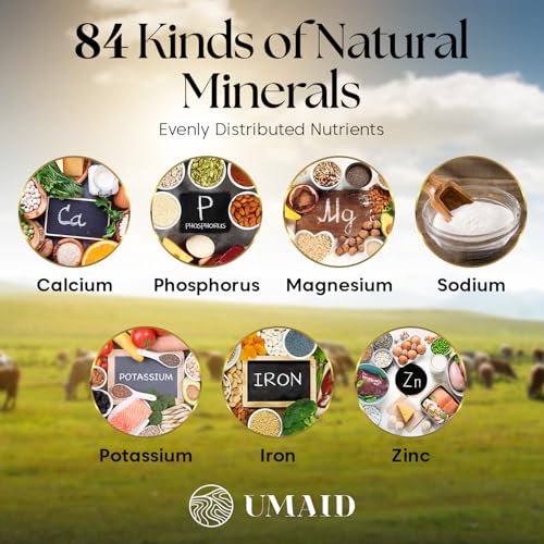UMAID Himalayan Salt Lick 3 lbs On Rope for Horse, Deer, Goat, and Livestock Animals - Himalayan Salt Block 6 Pack - size: 3 Pound (Pack of 6)