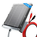 POWOXI 12V 1.7W Deer Feeder Solar Panel Waterproof with Bracket & Clip | Outdoor for Deer Feeder | 95% Clear PC Panel | Fast 12V Charge | IP65 Waterproof | Stainless Bracket & Alligator Clip - size: 12 volt