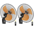 CAMMOO 20 Inch Wall Mount Fan Oscillating, Wireless Remote & Button Control | 32ft Wireless Control, 6.6ft Power Cord, Supports 3-Speed, 8H Timer, Sleep & Natural Mode, High Velocity Wall Fan