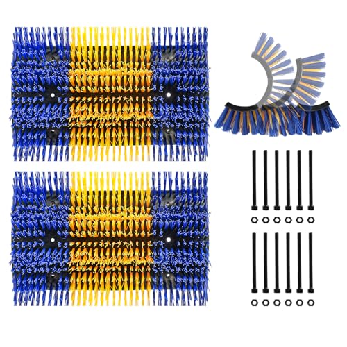 Livestock Scratching Brush, 2Pcs Upgraded Large Cattle Scratcher with 12 Screws, Horse Brushes for Grooming, Relieve Itching on the Back, Livestock Supplies for Horse, Goat, Cow, Pig(XL Brush) - size: 2-PACK