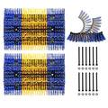 Livestock Scratching Brush, 2Pcs Upgraded Large Cattle Scratcher with 12 Screws, Horse Brushes for Grooming, Relieve Itching on the Back, Livestock Supplies for Horse, Goat, Cow, Pig(XL Brush) - size: 2-PACK