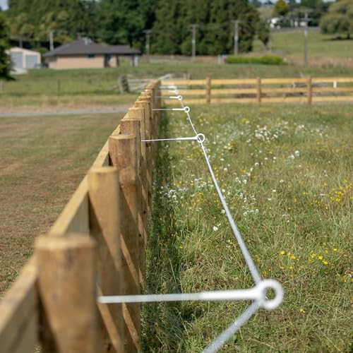 Gallagher Side Mount Ring Top Offset Insulator | 5 Pack 15.75" Electric Fence Offset for Wood Posts | Extra-Long Offset for Predator & Livestock Control | UV-Protected, Durable, 5-Year Warranty